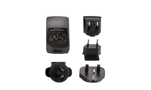 Garmin USB Power Adaptor with US UK Australia and Europe Plugs